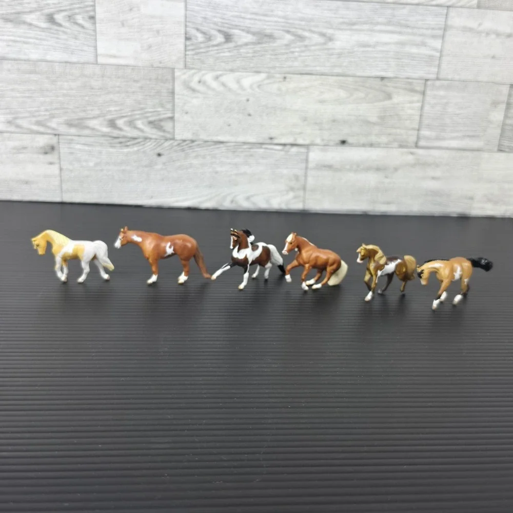 Vintage Breyer Mini Whinnies, Lot Of 6 Miniature Horse Figures Collectibles Mode